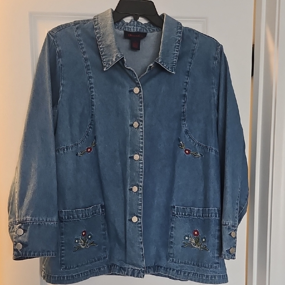Denim & Co. Embroidered Women's Jacket